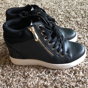 aldo ailanna jewel embellished wedge sneakers